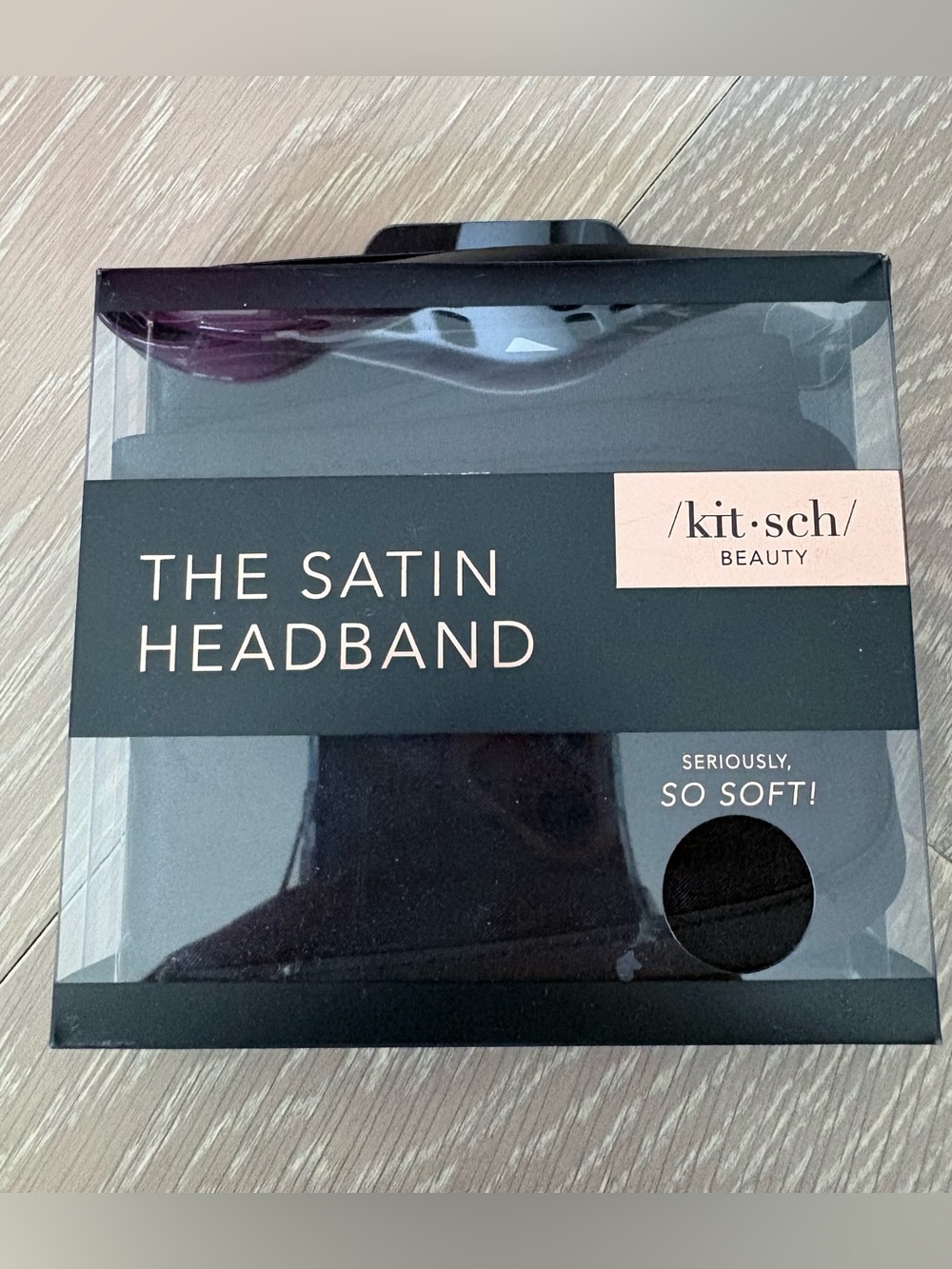 Kitsch Black Satin Headband